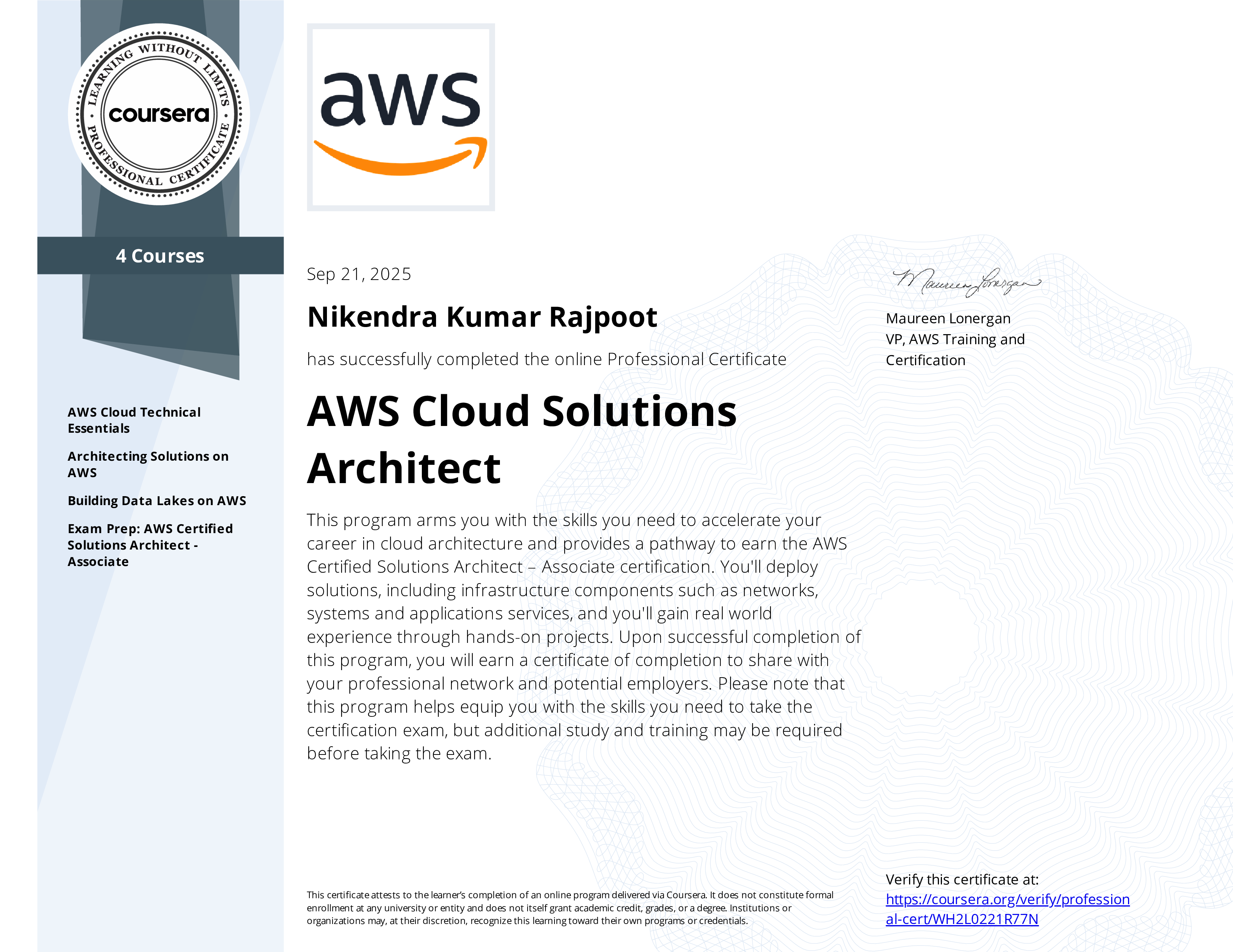 AWS Cloud Solutions Architect